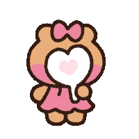 Heart Love Sticker by LINE FRIENDS