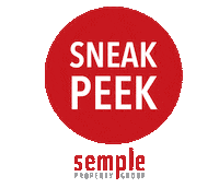 Sneak Peek Sticker by Semple Property Group