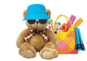 Teddy Bears Summer Sticker