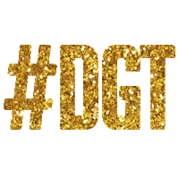 Glitter Gold Sticker by Dominicana's Got Talent