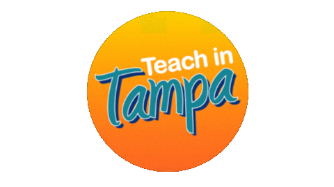 Justhiredteacher Sticker by Teach in Tampa