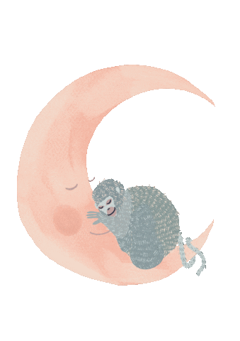Suriartstudios happy baby sleep chill Sticker