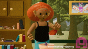 TheAnimationProject magic neon tap leaf GIF