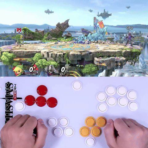 SB - SSBU - Toon Link - Walk Block 