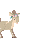 Bambi Fawn Sticker by My Baby Factory