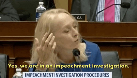 news giphyupload giphynewsuspolitics mary gay scanlon yes we are in an impeachment investigation GIF
