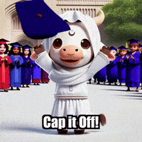 Celebration Graduation GIF by Sagemoohammad