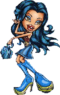 Glitter Sasha Sticker