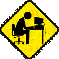 Angry Office Sticker