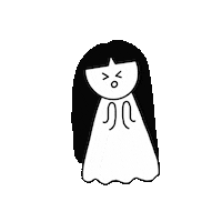 Happy Ghost Sticker