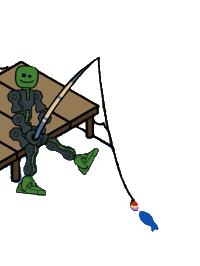 Water Waiting Sticker by StikBot