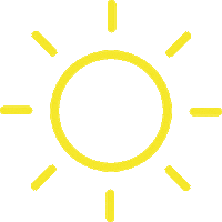Sun Rain Sticker