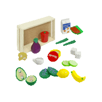 Vegan Food Kids Toys Sticker by NESSTOY