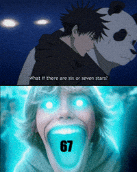 6 7 Anime Meme GIF