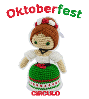 Oktoberfest Amigurumi Sticker by Círculo S/A