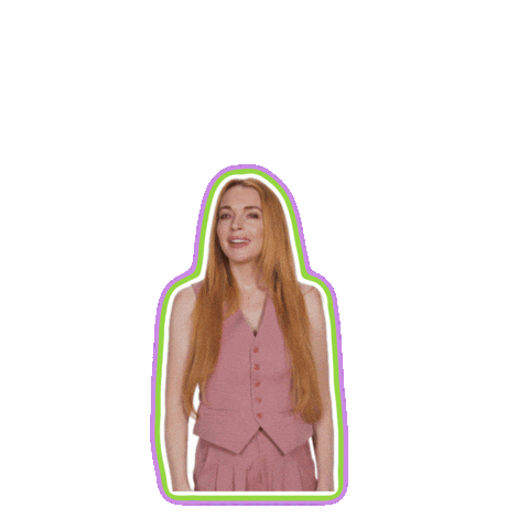 Lindsay Lohan Make Good Choices Sticker by Walt Disney Studios