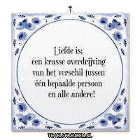 Hart Nl Sticker by Tegelspreuken.nl