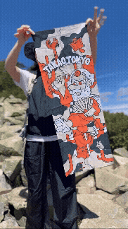 Tenugui GIF by TAKAO BEER CO. | 高尾ビール