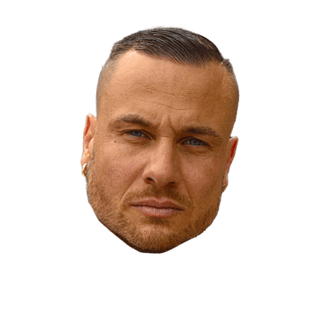 Man Head Sticker by Dr. Sindsen