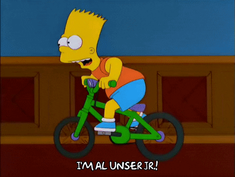 excited bart simpson GIF
