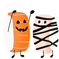 Trick Or Treat Halloween Sticker by oyshisushifrauenfeld