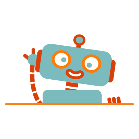 Robot Hello Sticker by Trooper