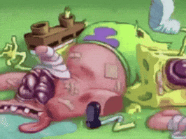 Spongebob Beat Up GIF