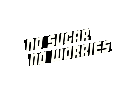 No Sugar No Worries Sticker by Suntory BOSS Coffee