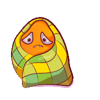 Sad Flu Sticker by Dewalive Official