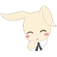 AnimeExpo anime bunny mascot los angeles Sticker