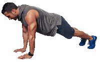 Plank Sticker by JoelFreemanFitness