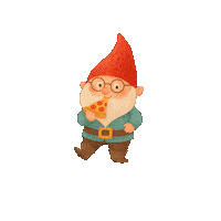 Giocabosco pizza italia gnome gnomo Sticker