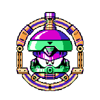 8 Bit Pixel Sticker