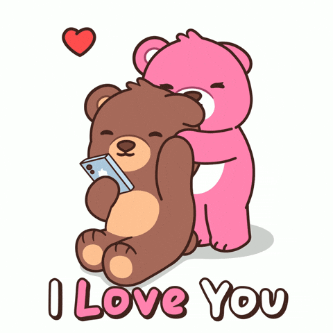 I Love Ya Teddy Bear GIF by BEARISH