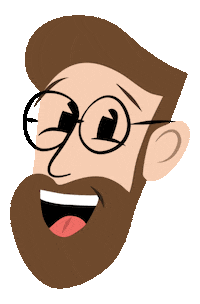 TheLucasHyland happy cartoon lucas 50s Sticker