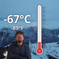 -67 °C