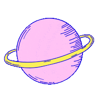 Space Planet Sticker by Moli Fernyx