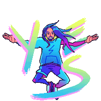 Jump Yes Sticker by Messenger