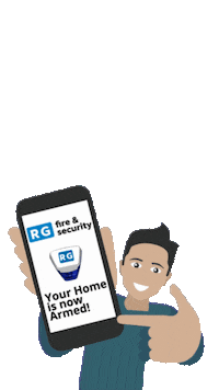 RGFireandSecurity summer fire holiday snow Sticker