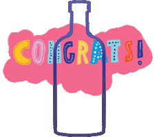 excited congratulations Sticker by Absolut Vodka