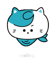 Cat Loading Sticker by graph Co.,Ltd.