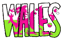 Neon Flag Sticker
