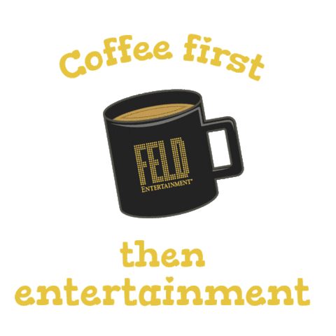 fun coffee Sticker by Feld Entertainment Studios