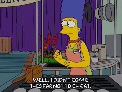 marge simpson cooking GIF