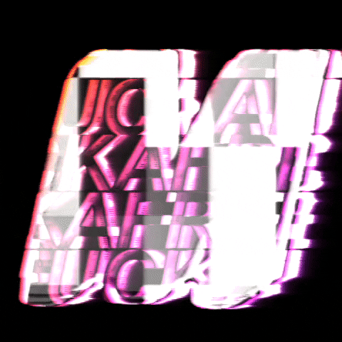 Glitch Alphabet GIF by #BASILIO