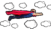 wbworldad flying superhero superman cape Sticker