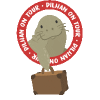 On Tour Travel Sticker