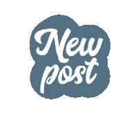 gifartistnorway new blue new post post Sticker