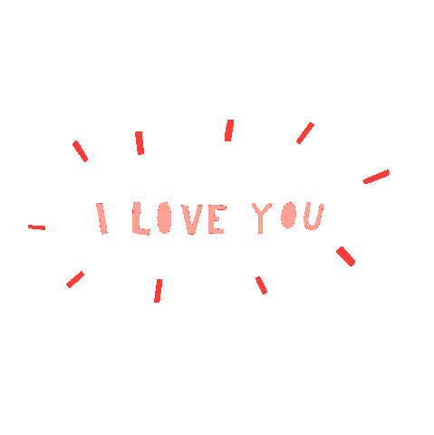 I Love You Valentine Sticker by Light and Paper