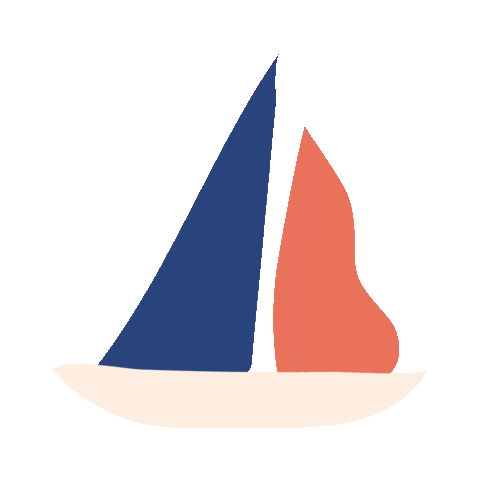 inthedeep giphyupload sailboat Sticker